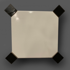 Achthoekige vloertegel 20×20 cm wit A104 is geschikt op de vloer en wand