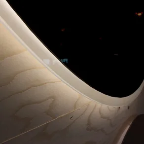 Badkamerspiegel rond LED-verlichting rondom dimbaar en spiegelverwarming Perla - detail