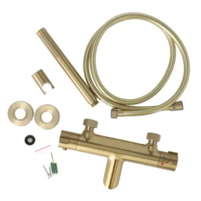 Badmengkraan thermostatisch geborsteld Goud Vik - onderdelen