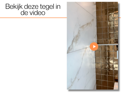 Bekijk deze tegel in de video - marmerlook vloertegels Cifre Diamond Gold Mat