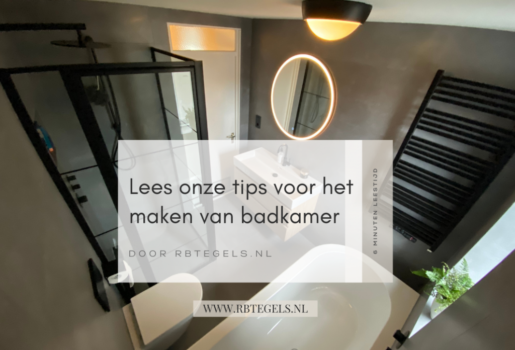 Belangrijke tips voor het maken van badkamer