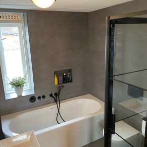 Betonlook badkamer tegels