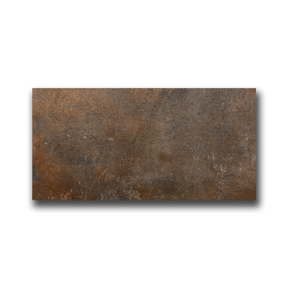 Gepolijst vloertegel 30x60 cm marmerlook Daya bruin R55