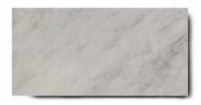 Gepolijst vloertegel 30x60 cm marmerlook bianco carrara C108