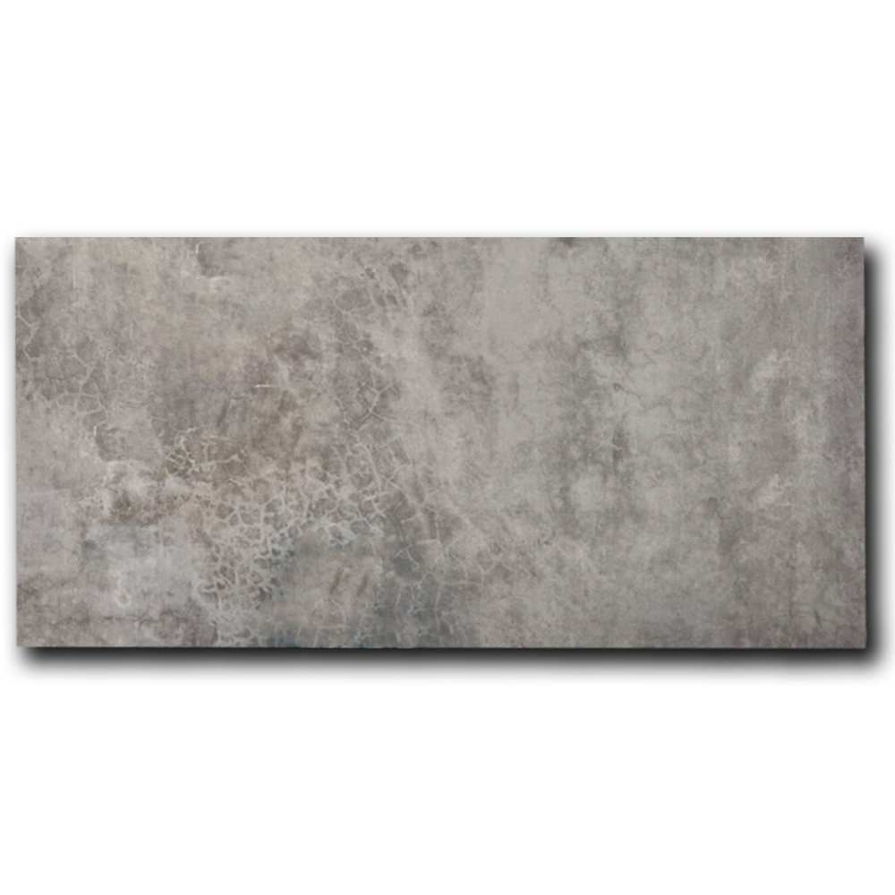 Gepolijst vloertegel 60x120 Marmerlook Girona Grijs R39
