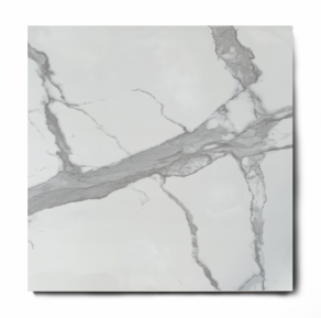 Gepolijste vloertegel 60x60 cm marmerlook statuario wit Luxury C20