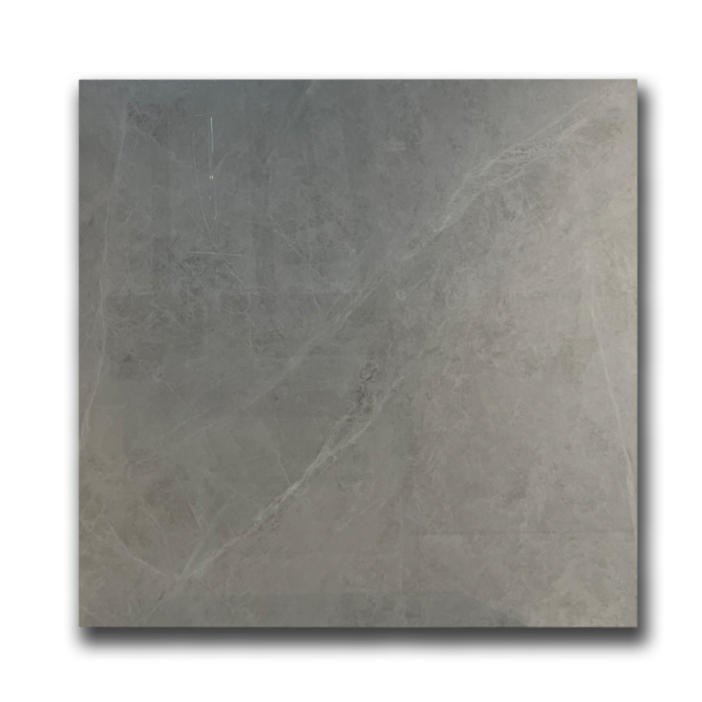 Gepolijst vloertegel 60x60 cm marmerlook Toledo Licht Grijs R30