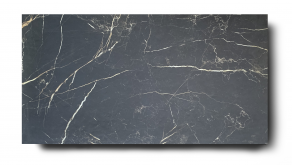 Gepolijst vloertegel 60×120 cm Marmerlook Carrara Zwart Mat A83