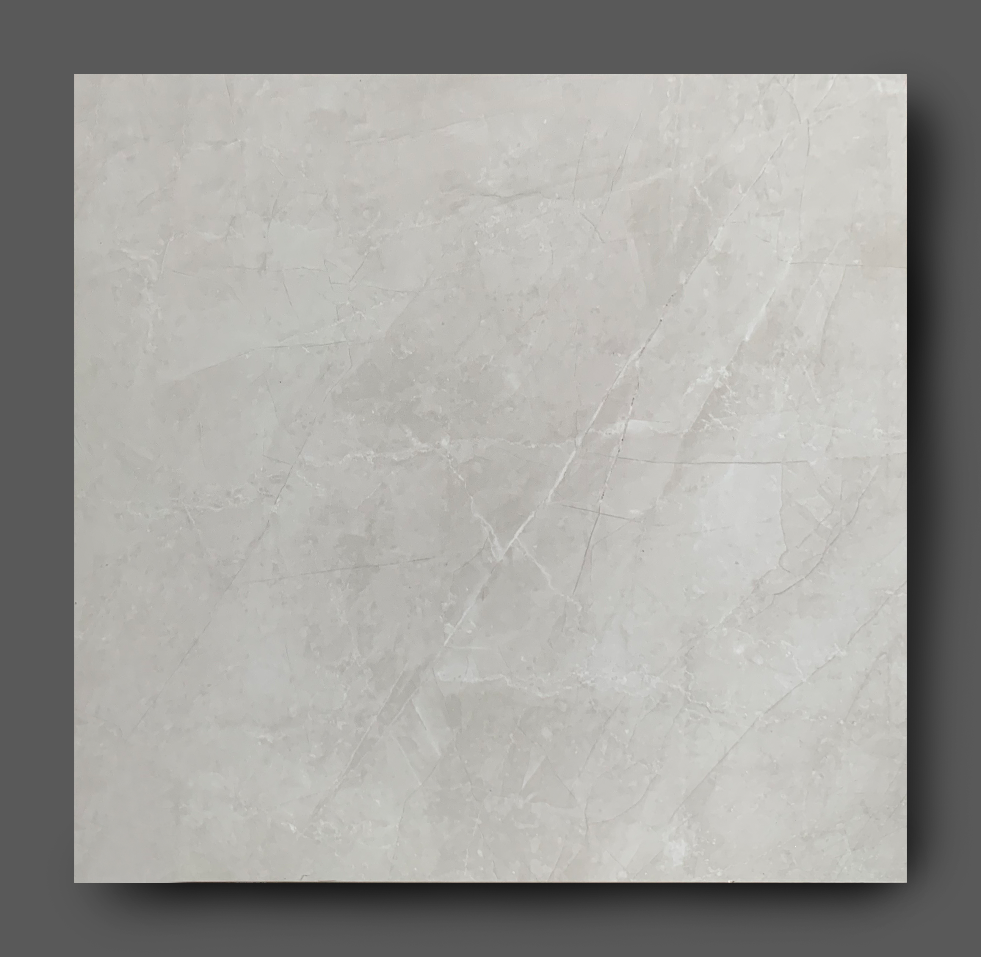 Gepolijst vloertegel 60x60 cm Marmerlook Licht Grijs Wit NAV2 Is ook leverbaar in 30x60 cm, 90x90 cm, 45x90 cm, 75x75 cm, 60x120 cm, 90x180 cm en 120x120 cm.