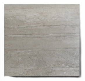 Gepolijst vloertegel 60×60 cm marmerlook travertin imitatie taupe beige DC76