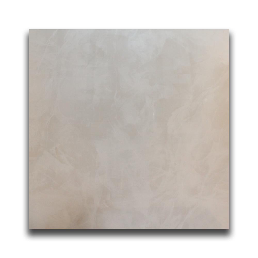 Gepolijst vloertegel marmerlook Malaga Creme 60x60 cm R34