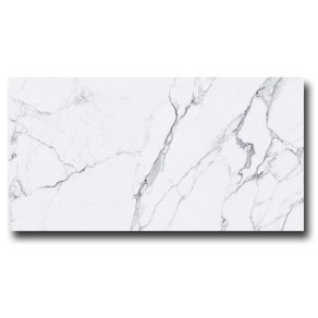 Gepolijste Vloertegel 30x60 cm Marmerlook Sevilla Wit:grijs R68