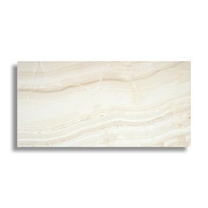 Gepolijste Vloertegel 60x120 cm Marmerlook Roma Beige N80. Ook in andere maat en kleuren leverbaar