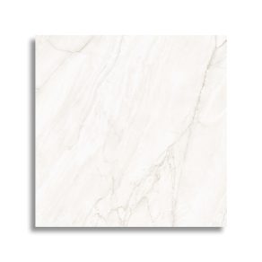 Gepolijste Vloertegel 60x60 cm Marmerlook Carrara Chique Taupe wit NAV75. Ook leverbaar in andere maten