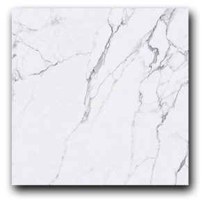Gepolijste Vloertegel 60x60 cm Marmerlook Sevilla Wit/grijs R68