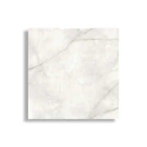 Gepolijste vloertegel 120x120 cm Marmerlook Algarve Licht Grijs N104