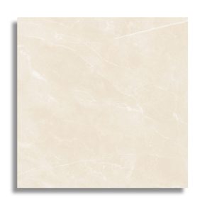 Gepolijste vloertegel 120x120 cm Marmerlook Cairo Crema beige R111