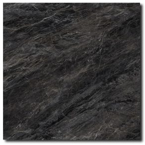 Gepolijste vloertegel 120x120 cm Marmerlook Catania carrara zwart C285