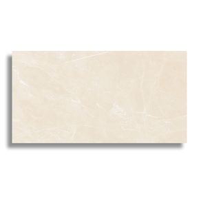 Gepolijste vloertegel 60x120 cm Marmerlook Cairo Crema beige R111