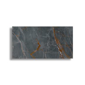 Gepolijste vloertegel 60x120 cm Marmerlook Venice grijs R120