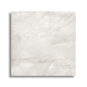 Gepolijste vloertegel 60x60 cm marmerlook Onix Samoa Licht Grijs G70. Ook in meerdere maten leverbaar