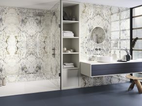 Gepolijste vloertegel 60×120 cm marmerlook Quar A330 - inspiratie 2