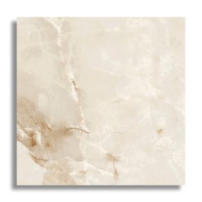 Gepolijste vloertegel 90x90 cm Marmerlook Antartica Beige Creme NAV89. Ook leverbaar in meerdere maten