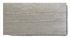 Gepolijst vloertegel 60×120 cm marmerlook travertin imitatie taupe beige DC76