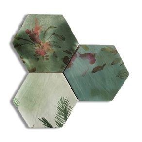 Hexagon tegel 13,9x16 cm APE Touareg Mix Turquesa A189