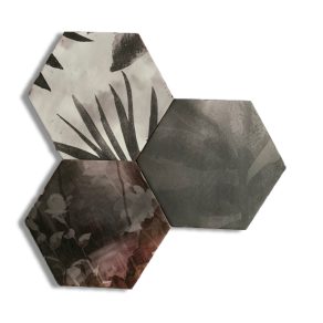 Hexagon tegel 13,9x16 cm APE Touareg Mix Grey A191