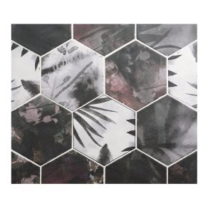Hexagon tegel 13,9x16 cm APE Touareg Mix Grey A191