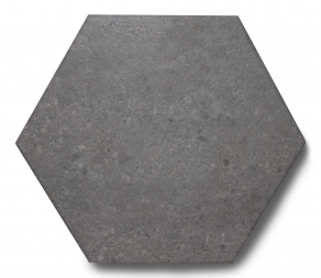 Hexagon vloertegel 22,5×25,9 cm Betonlook donker grijs H1