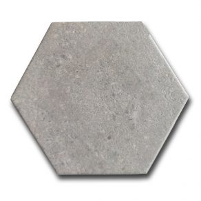 Hexagon vloertegel betonlook 23x23 cm Porto grijs H3