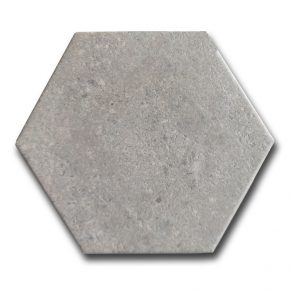 Hexagon vloertegel betonlook 23x23 cm Porto grijs H3