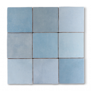 Hoogglans Wandtegel 13x13 cm Arlington blauw RBT97