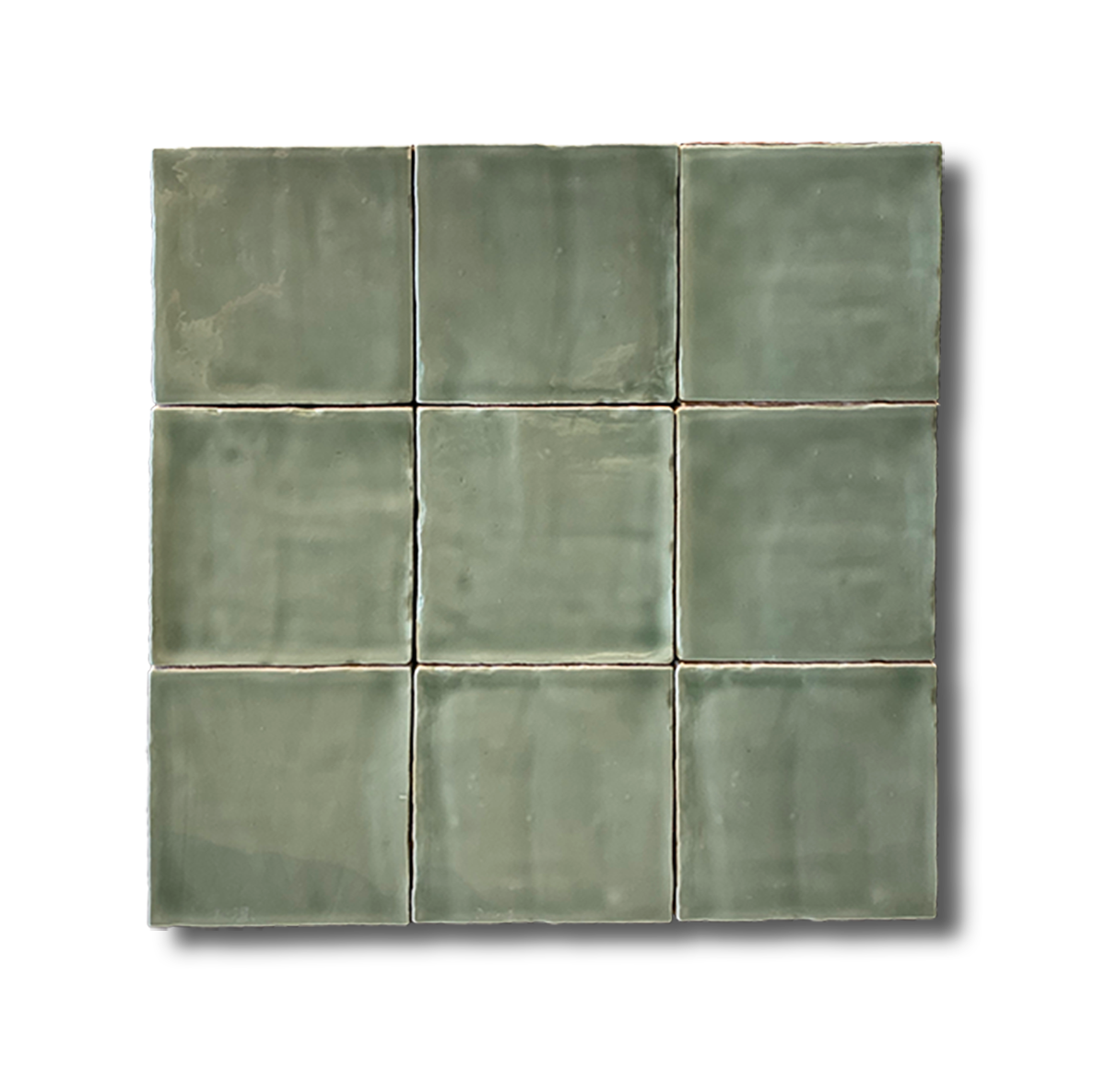 Begrafenis Scarp Demonteer Hoogglans Wandtegel 13x13 cm jade groen RBT45 | RB Tegels in Tiel