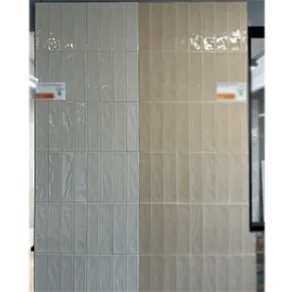 Hoogglans Wandtegel 7,5x30 cm Navarti Zarati Bone RBT179