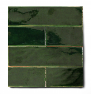 Hoogglans Wandtegel 7,5×30 cm Emerald Groen RBT46
