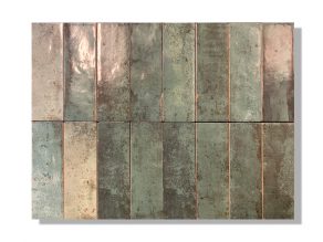 Hoogglans wandtegel 5x16 cm APE Tennessee Green A461