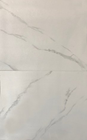 Hoogglans vloertegel 80×80 cm Carrara wit Marmerlook Nr. 41 is mooi op de vloer en wand