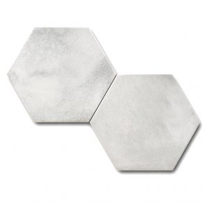 Hoogglans wandtegel 16x18 cm Momo hexagon wit C275