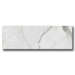 Hoogglans wandtegel 30x90 cm statuario marmerlook wit C20