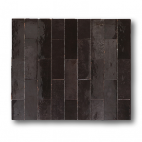 Hoogglans wandtegel 5x16 cm APE Tennessee Black A458