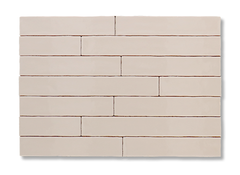 Hoogglans wandtegel 5x25 cm Handvorm Trinity beige RBT78 Hoogglans wandtegel 5x25 cm Handvorm Trinity beige RBT78, ook in 5x50 cm leverbaar