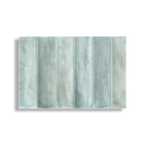 Hoogglans wandtegel 7,4x31 cm Leef Groen-ook leverbaar in 31x62 cm DC144