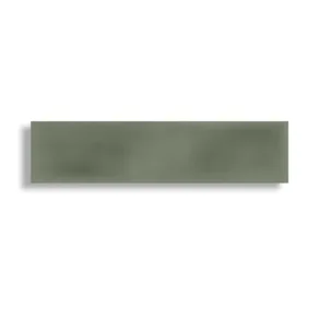 Hoogglans wandtegel 7,5x30 cm Navarti Zarati Green RBT185