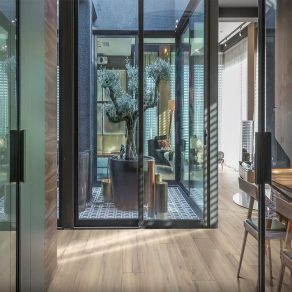 Houtlook tegel 30×120 cm Bruin DC12_inspiratie foto