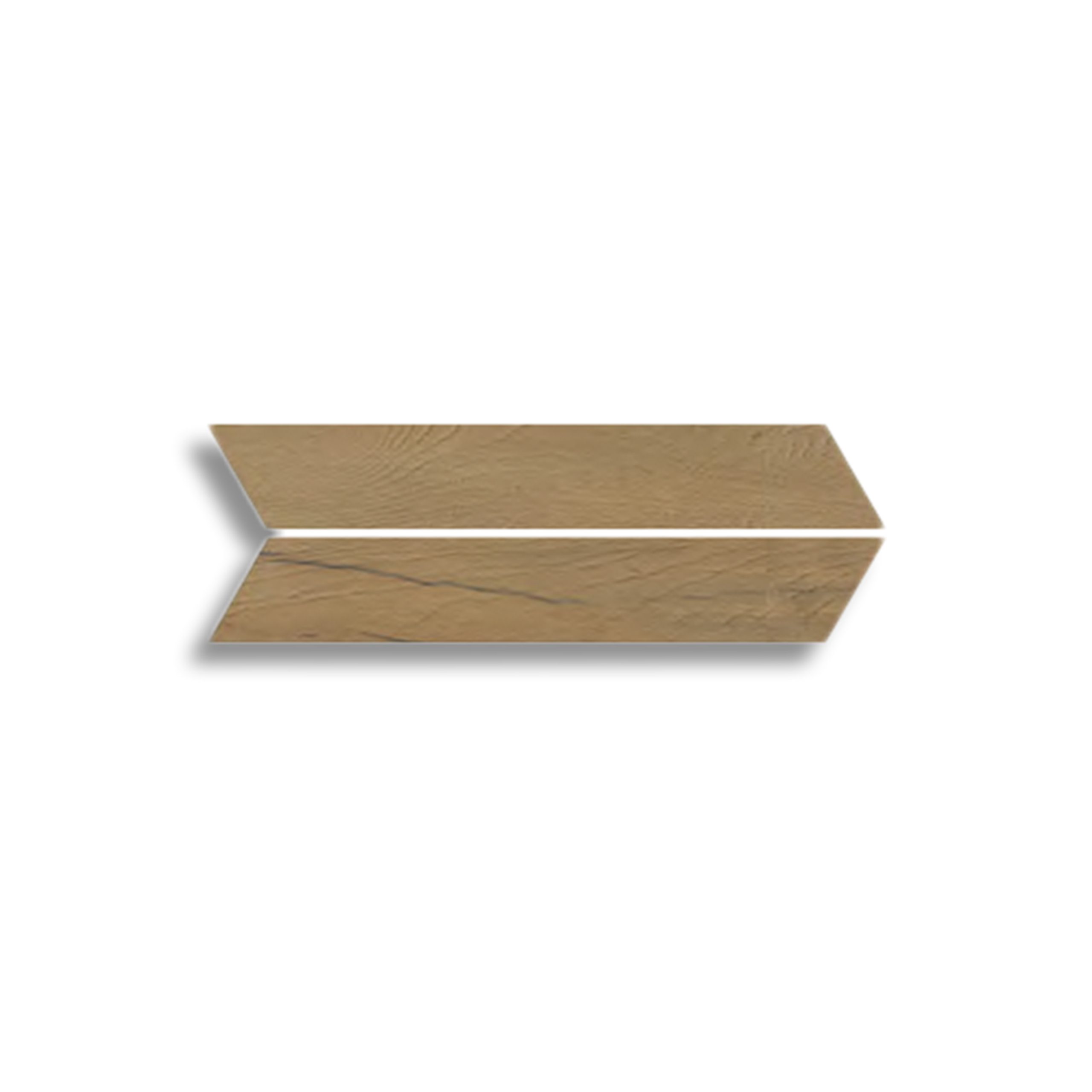 Houtlook tegel 56,6x9,6 cm Hongaarse punt Levi licht bruin M32