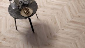 Houtlook tegel 8x40 cm Hongaarse punt Catalonia Beige R62 inspiratie foto 2