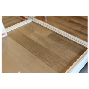 Houtlook tegel - Keramisch parket 20x120 cm Marbella Naturel Nav40 in de showroom